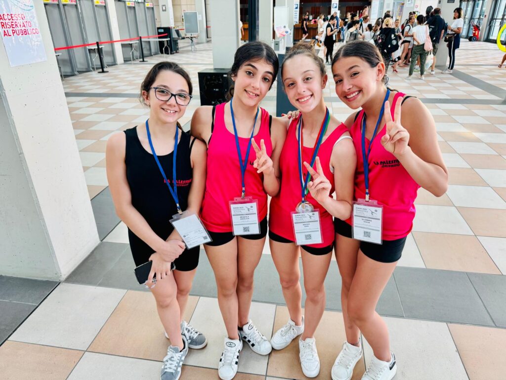 Asd La Palestrina campionessa nazionale ginnastica ritmica