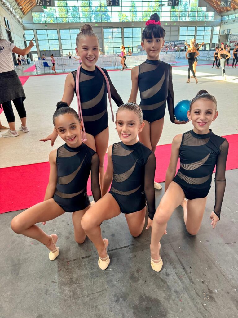 Trionfo a Rimini per la Palestrina di ginnastica ritmica
