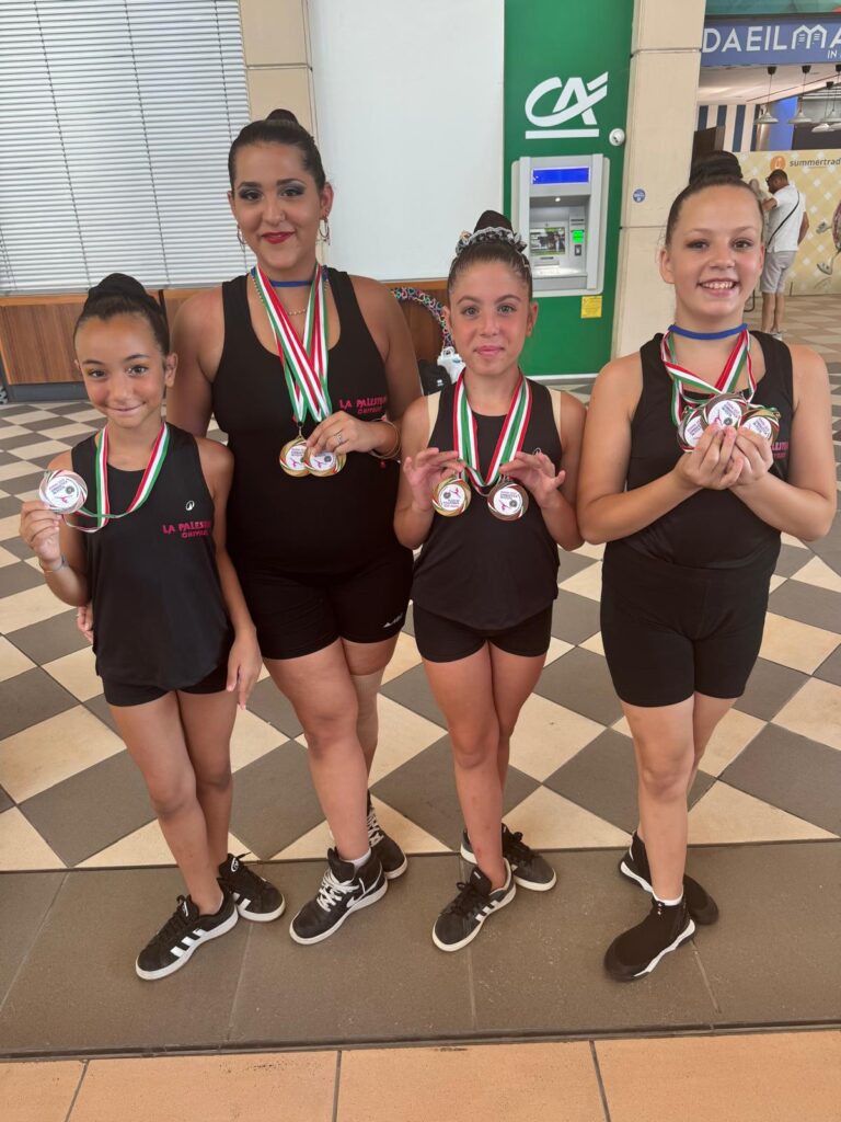 Trionfo a Rimini per la Palestrina di ginnastica ritmica