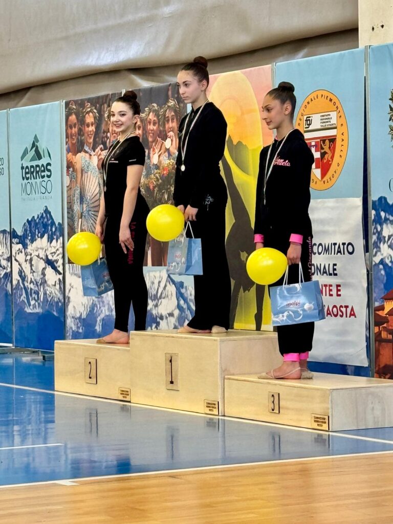 Ginnastica ritmica Chivasso: Monaco vicecampionessa regionale